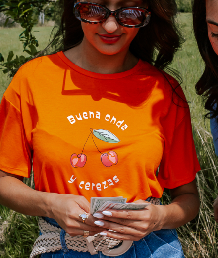 T-shirt CERISE orange