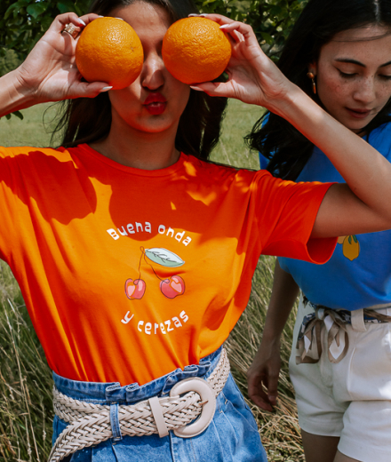 T-shirt CERISE orange