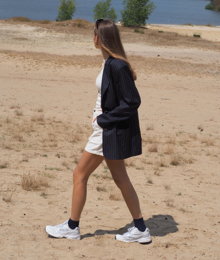 Blazer NAEL bleu/rayé