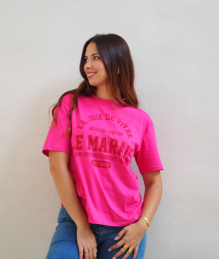 T-shirt LE MARAIS rose