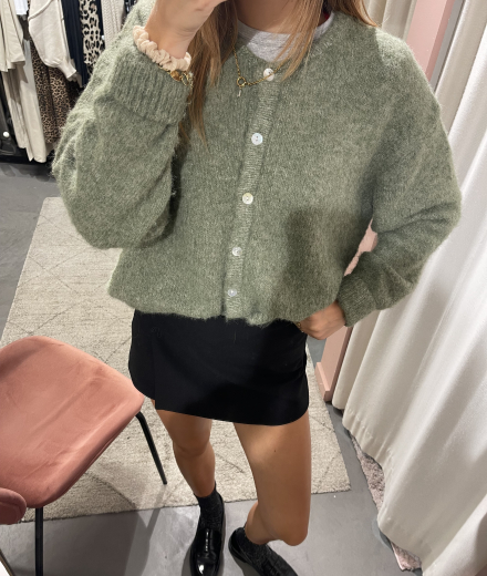 Cardigan CLEMENCE kaki